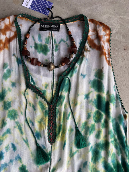 Greens Embroidered Tunic