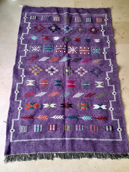 Boujadi Rug, Violet