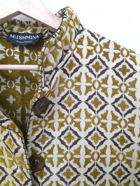 Mushmina Coat in Chartreuse