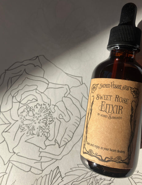 Sweet Rose Elixir & Glycerite
