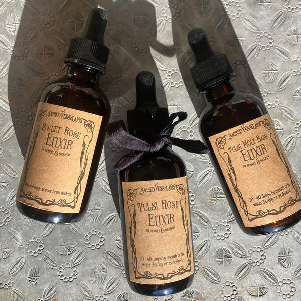 Sweet Rose Elixir & Glycerite