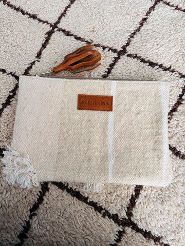 Handira Clutch Ivory