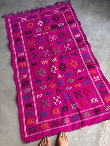 Boujadi Rug, Magenta
