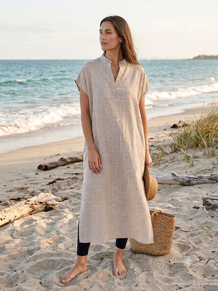 Beach Kaftan in Sand