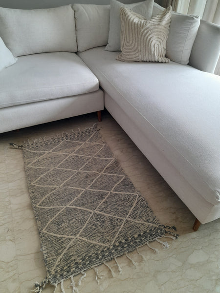 Boujadi Zanafi Grey Rug