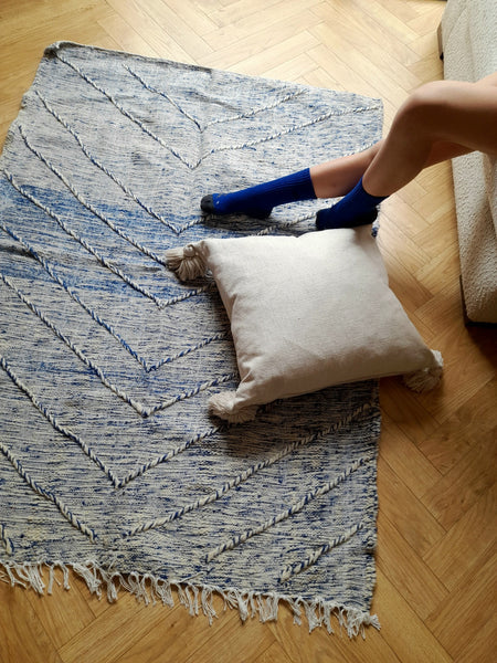 Zanafi Rug, Ocean Blue V