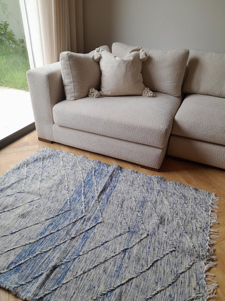 Zanafi Rug, Ocean Blue V