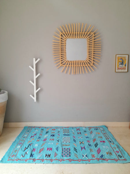 Boujadi Rug, Pale Blue