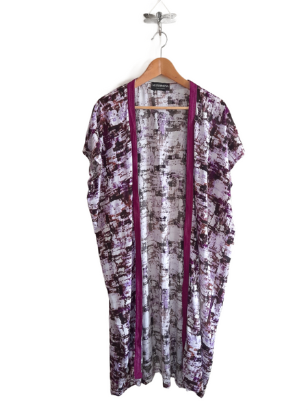 Kimono Lounge Robe Mulberry