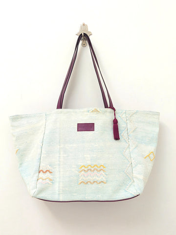 Sabra Beach Bag, Blue Sky