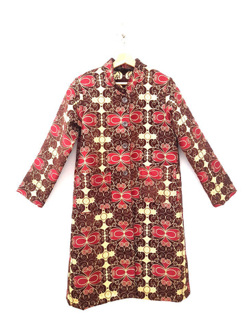 Wildflower Coat in Ruby