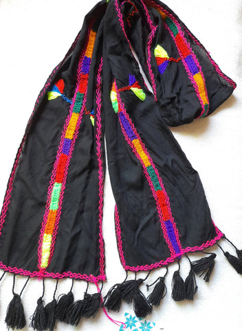 Sahara Embroidered Scarf