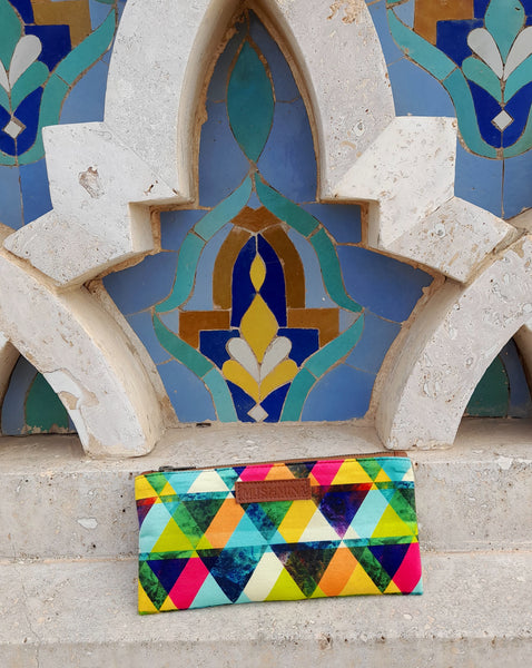 Zip Wallet Marrakech Triangles