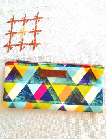 Zip Wallet Marrakech Triangles