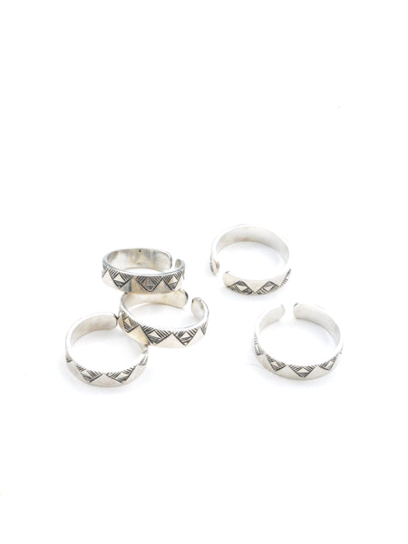 Tiznit Stackable Rings Silver
