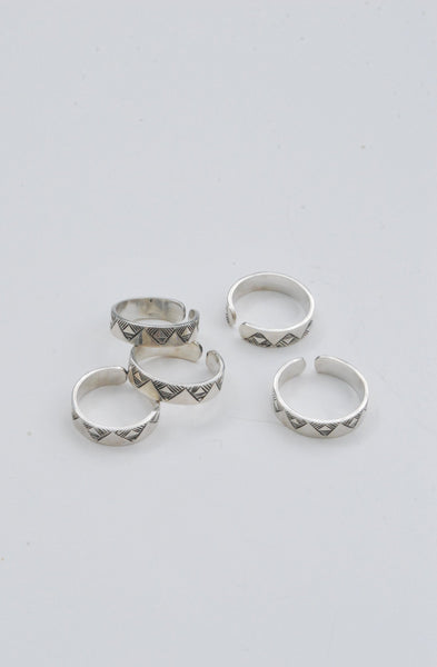 Tiznit Stackable Rings Brass